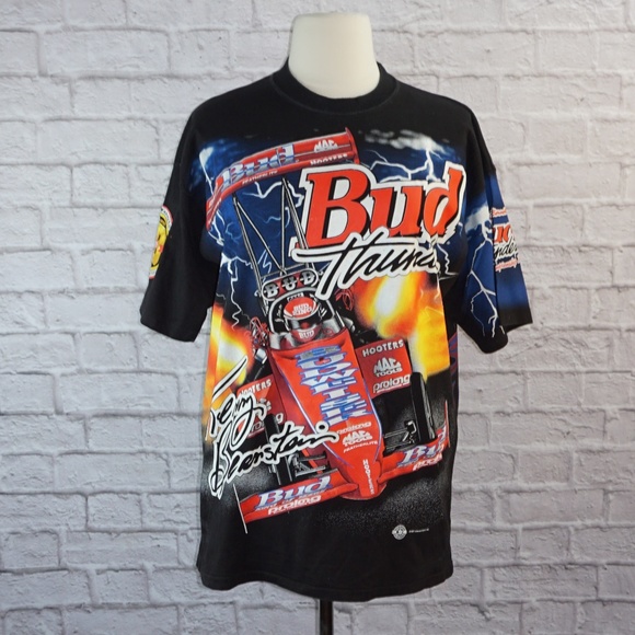 Vintage Other - Vintage Kenny Bernstein Budweiser Thunder Shirt XL